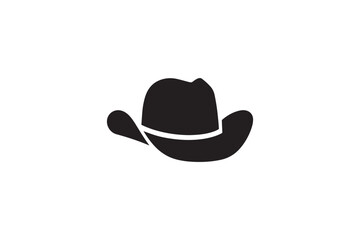Classic cowboy hat silhouette with curved brim representing iconic western fashion accessory