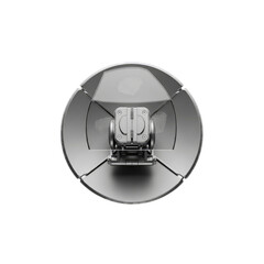 Futuristic biometric scanner with fingerprint