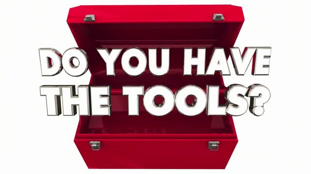 Do You Have the Right Tools Are You Prepared for the Job Toolbox Resources 3d Animation