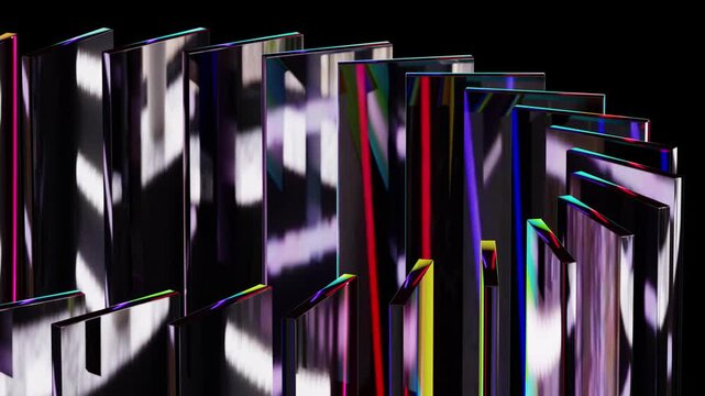 Abstract technology background. Seamless looped animation