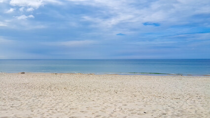 Baltic Sea Seascape. Beauty of nature in Northern Poland.