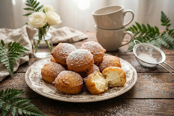 Bu&ntilde;uelos de viento caseros t&iacute;picos de Pascua
