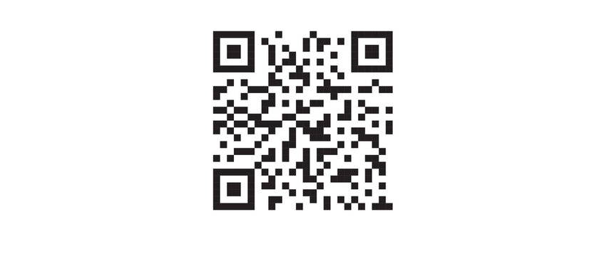 qr code on white background