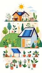 Modern Sustainable Living with Renewable Energy
