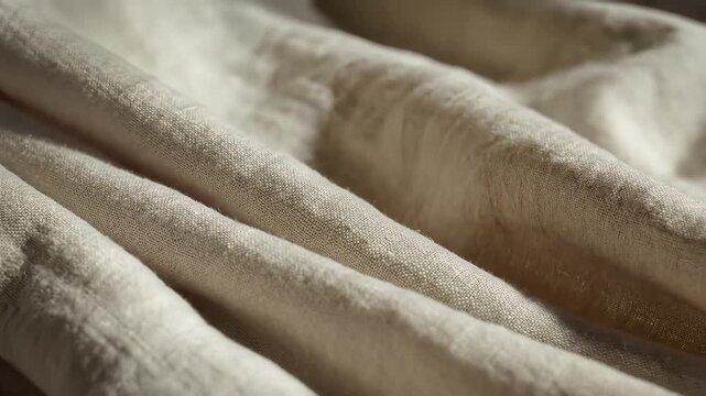 Soft Fabric Texture Closeup Background Material.