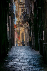 Fototapeta premium Naples, Italy. The alleys.
