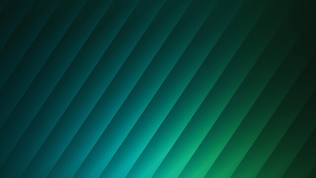 Abstract background featuring diagonal stripes in shades of green and teal