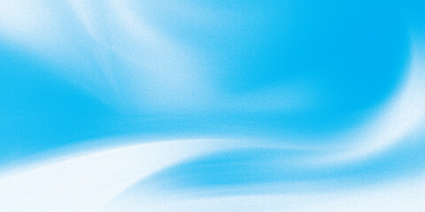Fototapeta premium Bright sky blue and white gradient background with smooth flowing abstract curves