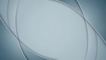 Abstract Elegant Curved Frame Background with Soft Blue and Gray Tones