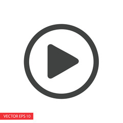 Play Button Icon Vector