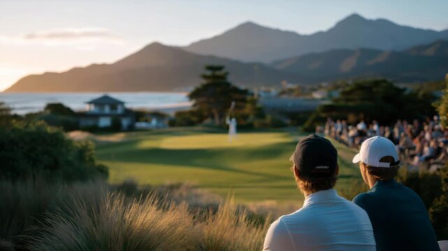 A global sporting event showcases a golf championship, featuring top ranked golfers, challenging courses, and high stakes moments watched by millions worldwide. cinematic color correction, natural