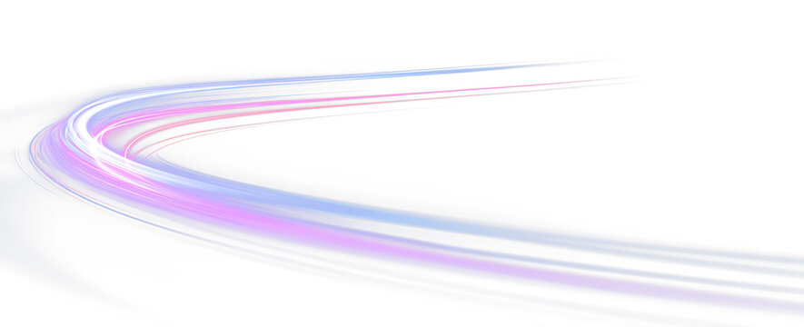 Glowing Neon Vortex Spiral PNG Magic Light Wave with Futuristic Energy Beams Particles and Abstract Motion Effect