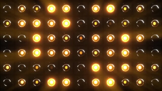 Lights Flashing Wall Showtec VJ Stage Floodlight 4K Blinder Blinking Lights Flash Club Flashlights Disco Lights Matrix Beam Lights Bulb Halogen Headlamp Lamp Nightclub Turn Off On Loop