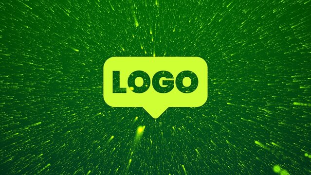 Matrix Particles Cinematic Camera Fly Out Clean Modern Logo Reveal 