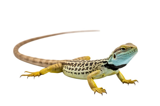 Lesser earless lizard on transparent background