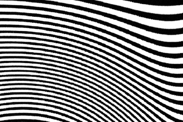 Thick curved black lines with a rough, gritty texture forming a wave-like pattern on a transparent background.