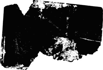 Fototapeta premium Grunge black paint splash texture on white background for artistic designs