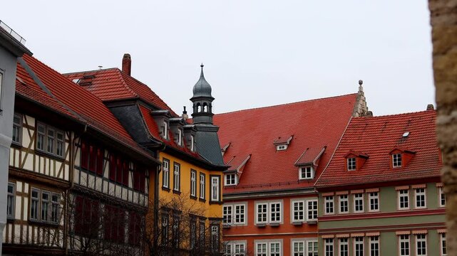 historic city bad langensalza in thuringia germany 4k 25fps video