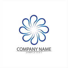 Obraz premium Water drop Logo Template vector