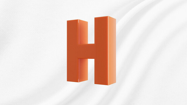 Plastic Letter H