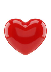 Fototapeta premium Simple Red Heart Shape, a universal symbol of love