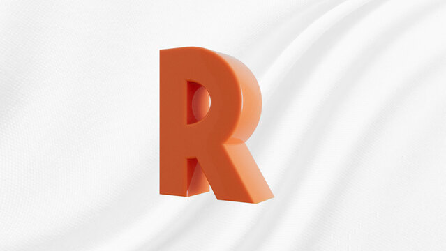 Plastic Letter R