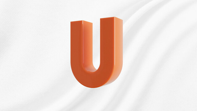 Plastic Letter U