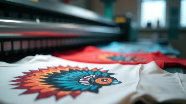 Video A person wearing a graphic t-shirt with an interesting design