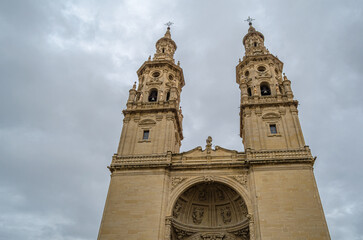 Fototapeta premium Santa Maria de la Redonda Co-Cathedral, Logrono, Spain