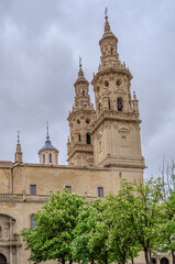 Fototapeta premium Santa Maria de la Redonda Co-Cathedral, Logrono, Spain
