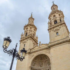 Fototapeta premium Santa Maria de la Redonda Co-Cathedral, Logrono, Spain