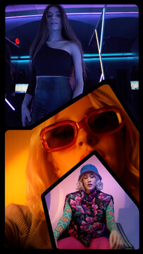 Vertical Split Screens 3 Frames 01
