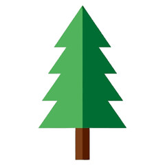 Fototapeta premium christmas tree vector illustration