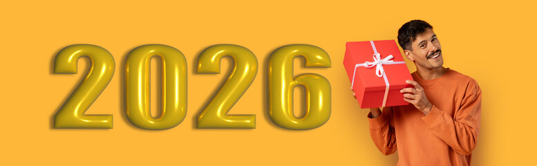 Obraz premium A collection of images shows people engaging in various activities and celebrations in the year 2026. People share gifts, enjoy events, and create memories together in bright settings.