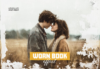 Worn Book Photo Effect