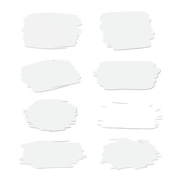 White Brush Stroke Smear Set