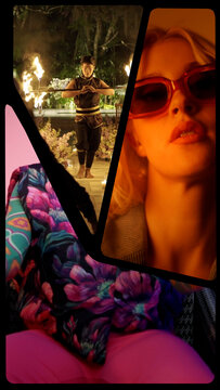 Vertical Split Screens 3 Frames 05
