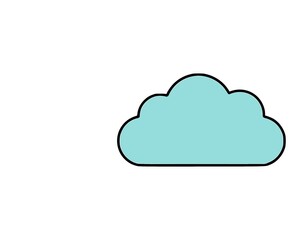 Obraz premium Cloud icon