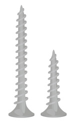 Metal short screw. vector illustration