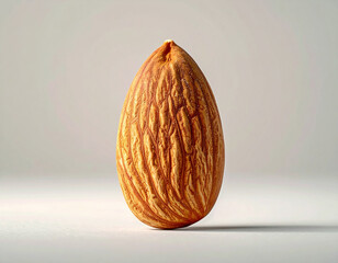 견과류-아몬드-아몬드 알-아몬드 한 알-알 큰 아몬드-근접-흰색 배경