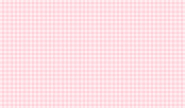 Pink gingham checkered pattern with soft overlapping stripes