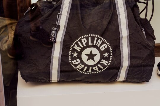Barcelona, Espa&ntilde;a - Junio 6, 2022. Pocket of Kipling is a fashion brand founded in 1987 in Antwerp, Belgium. The brand has been part of the VF Corporation since 2004.