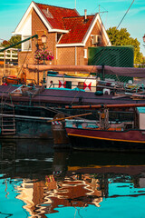 view of the village of Hoorn 
