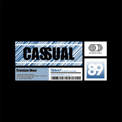 cassual 89 simple vintage fas...