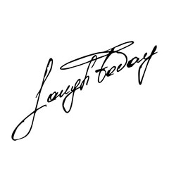 Laugh today handwritten