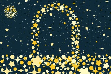 Galaxy and star night background.