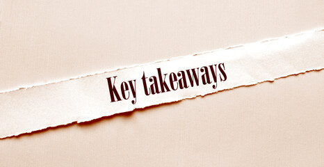 Key takeaways