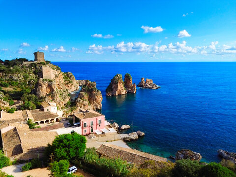 Scopello cliffs, Sicily Island, Italy