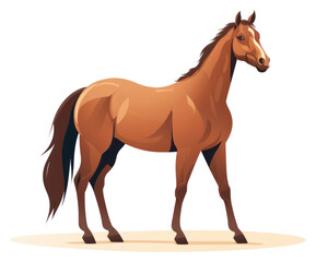 Obraz premium PNG Warmblood animal mammal horse.