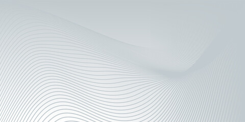 Naklejka premium Grey abstract background with stripes line for backdrop or presentation